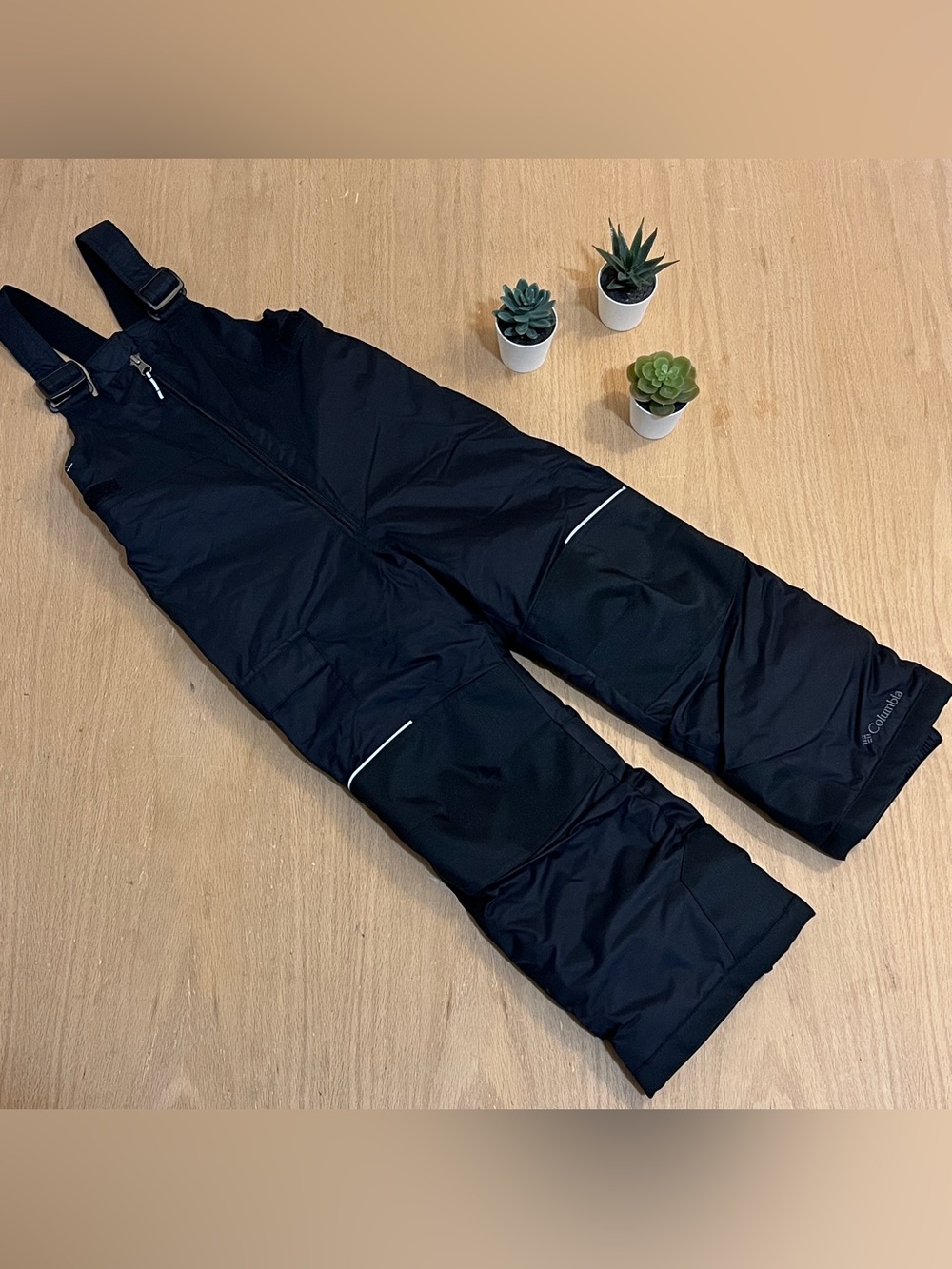 NWOT Columbia Kids' Adventure Ride Waterproof Bib Snow Pants in Black